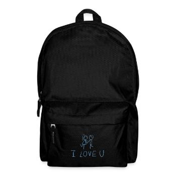 I love you couple - Backpack - black - Front