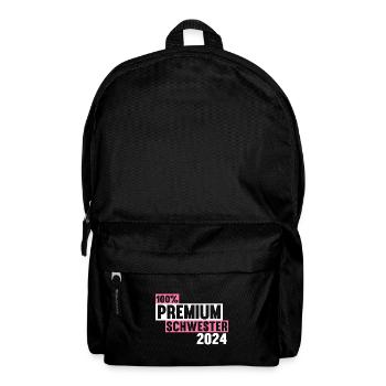 Werdende Schwester 2024 - Rucksack - Schwarz - Vorne
