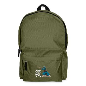 Kendo Japanese Martial Arts Sword Fighting - Backpack - olive green - Front