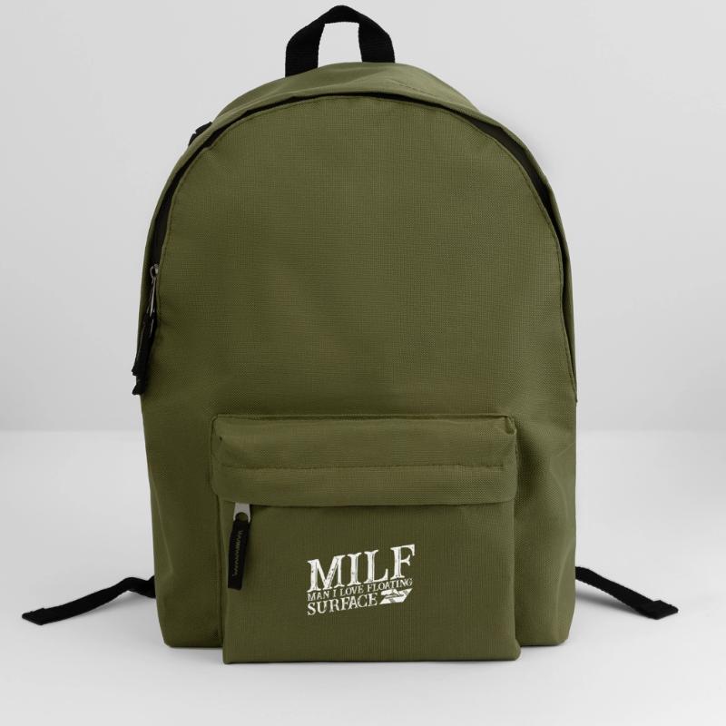 Concrete builder design for construction workers and construction site Backpack
