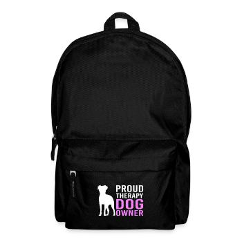 Therapy Therapist Dog Therapy Dog Dog Trainer - Backpack - black - Front