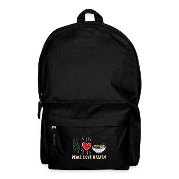Funny Ramen Food Noodles Japanese Anime - Backpack - black - Front