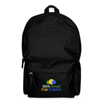 100% Small Cap Kryptos - Rucksack - Schwarz - Vorne
