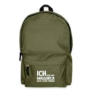 Party Urlaub Mallorca - Rucksack - Olivgrün - Vorne