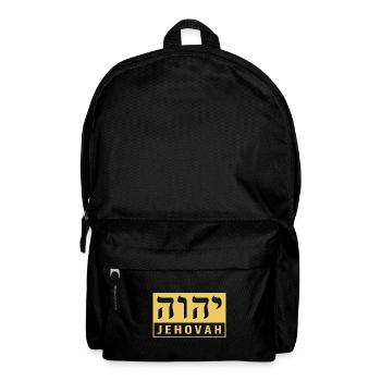 Jew Jewish Judaism Yeshua - Backpack - black - Front