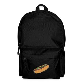 Hotdog - Rucksack - Schwarz - Vorne