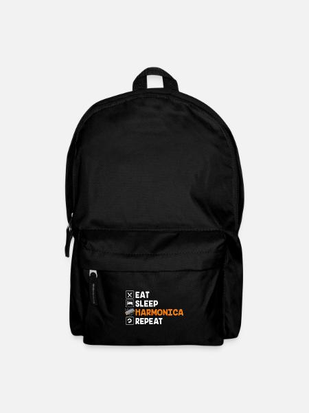 Mundharmonika Volksmusik Volksfest - Rucksack - Schwarz