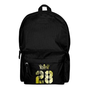 28 Number crown - Backpack - black - Front