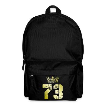 73 Number crown - Backpack - black - Front