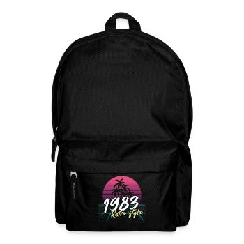 SW 1983 style rétro - Sac à dos - noir - Devant