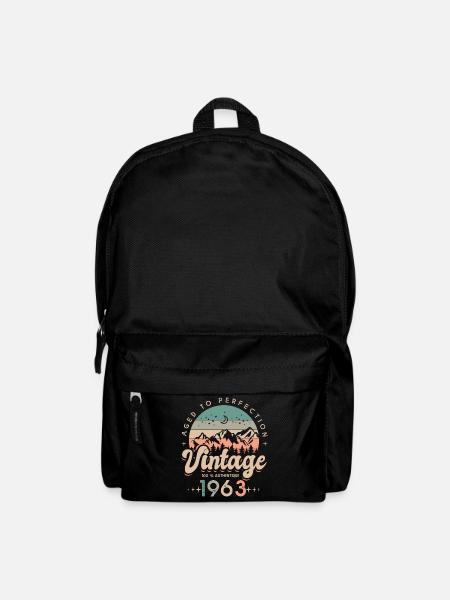 1963 Vintage anniversaire 60 ans - Sac à dos - noir