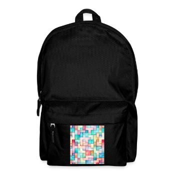 STREET ART MOSAIC - Backpack - black - Front