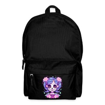 Los Muertos Tag der toten Frau Halloween - Rucksack - Schwarz - Vorne