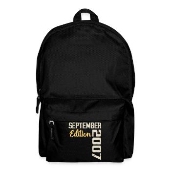 September 2007 - 17th Anniversary September 2007 - Backpack - black - Front