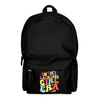 In My Lacrosse Girl Era Retro Spieltag Groovy - Rucksack - Schwarz - Vorne