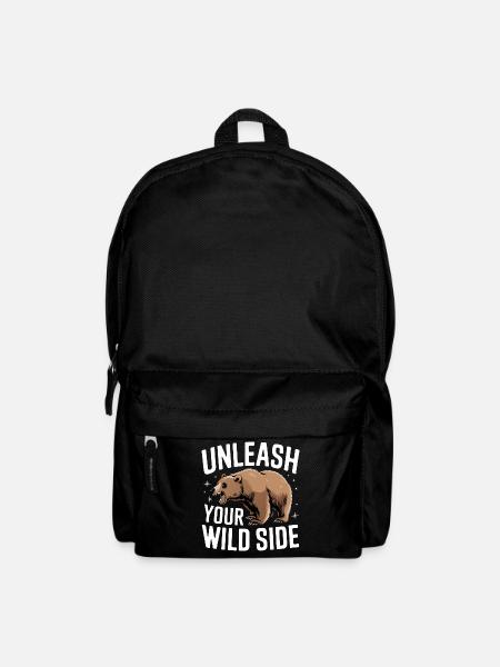 Ours Grizzli Ours brun Ours - Sac à dos - noir