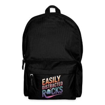 Experte für Geologie Gestein Geologe - Rucksack - Schwarz - Vorne