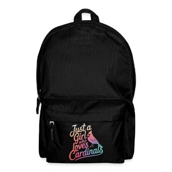 Kardinal Rotkardinal Vogel Roter Kardinal - Rucksack - Schwarz - Vorne