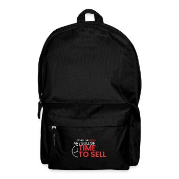 wenn die Nachrichten bullisch sind - Rucksack - Schwarz - Vorne