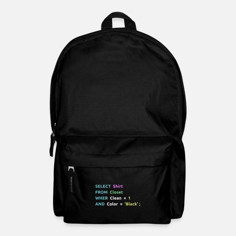 Nerd Computer Computer Work Coder Gift Idea - Backpack - black