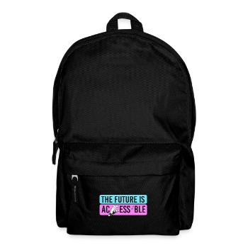 Blindenschrift Braille Blind - Backpack - black - Front