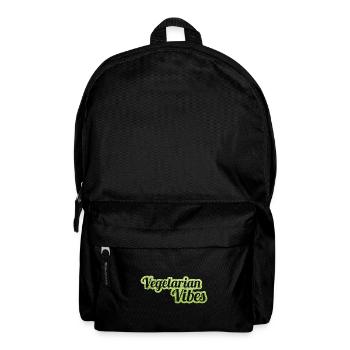Légume Végétarien Végétalien Vintage I Cadeau - Sac à dos - noir - Devant