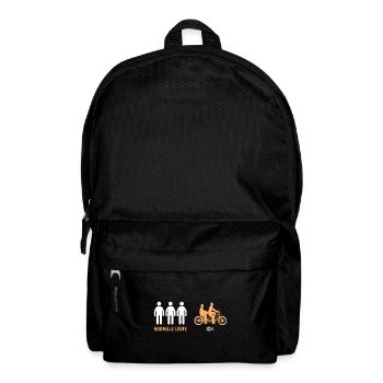 Fahrrad Radfahrer Tandem - Rucksack - Schwarz - Vorne