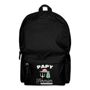 T shirt papy fermier fierté papy cadeau papy. - Sac à dos - noir - Devant
