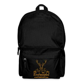 Jäger T-Shirt-Waidmannsheil-Jagen Hegen Pflegen - Rucksack - Schwarz - Vorne