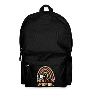 mamie élue meilleure mamie cadeau grand-mère - Sac à dos - noir - Devant