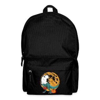 Halloween Dinosaur Pumpkin - Backpack - black - Front