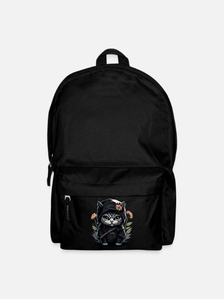 The Ninja Cat: An Invincible Fighter - Backpack - black