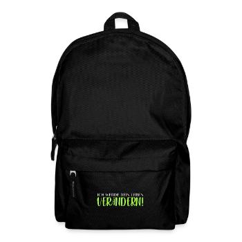 Ich werde dein Leben verändern! - Rucksack - Schwarz - Vorne