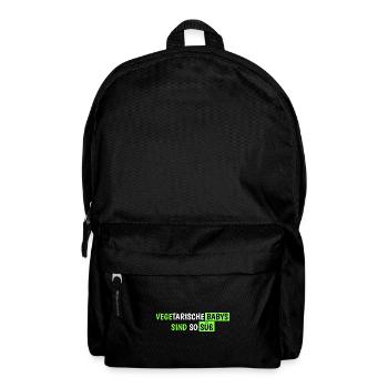 vegetarische Babys sind so süß - Rucksack - Schwarz - Vorne