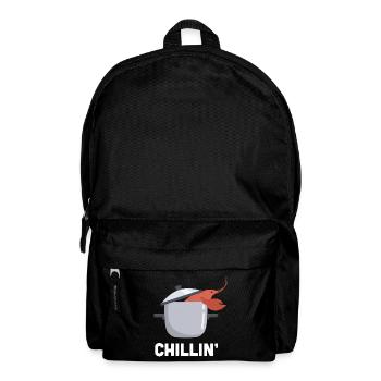 Hummer Chillin Hummer Languste Meeresfrüchte - Rucksack - Schwarz - Vorne