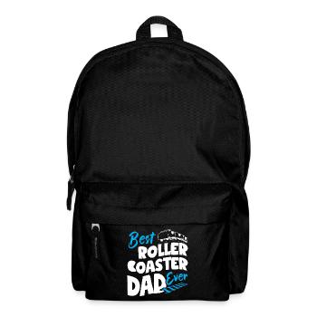 Best Roller Coaster Dad Ever - Rucksack - Schwarz - Vorne