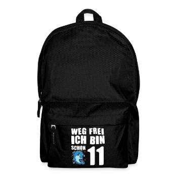 11. Geburtstag Delfin 11 Jahr alt Geschenk - Rucksack - Schwarz - Vorne