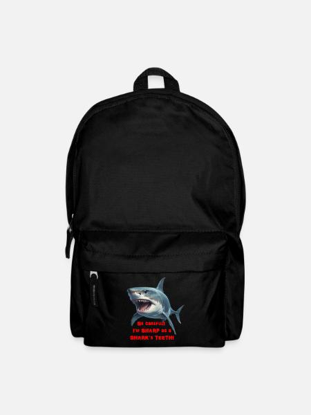 Sharp as a shark - Backpack - black