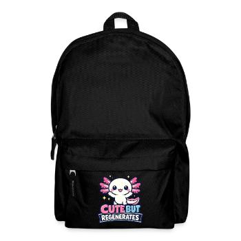 Mignon mais régénère - Axolotl - Sac à dos - noir - Devant