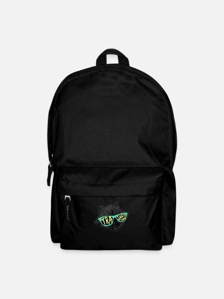 Verwüsteter Waschbär - Rucksack - Schwarz