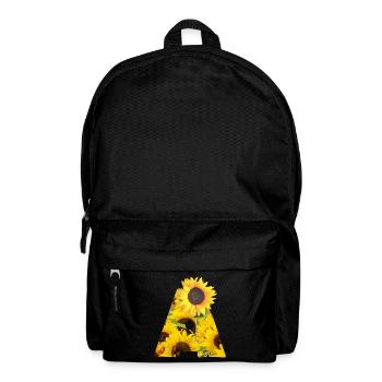 sonnenblumen a - Rucksack - Schwarz - Vorne