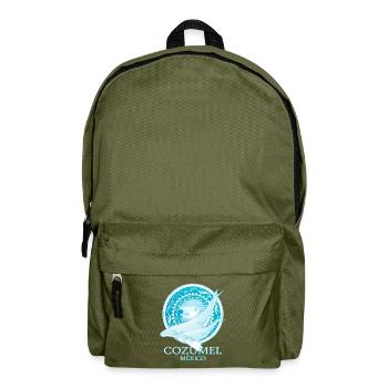 Buckelwale Cozumel Mexiko - Rucksack - Olivgrün - Vorne