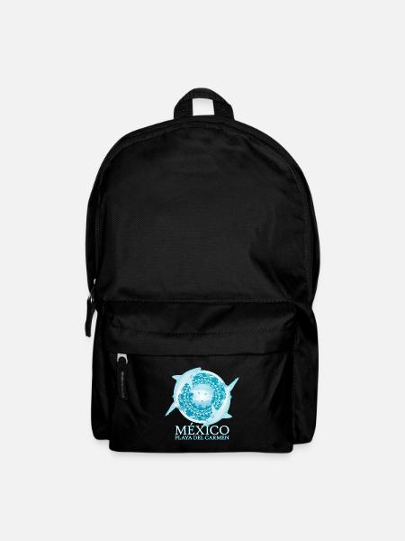 Caribbean reef shark Playa del Carmen - Backpack - black
