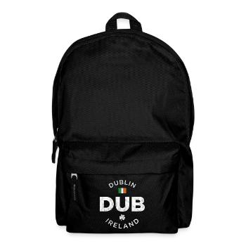 DUB, Dublin, Irland - Rucksack - Schwarz - Vorne
