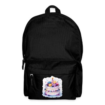 Torte - Rucksack - Schwarz - Vorne