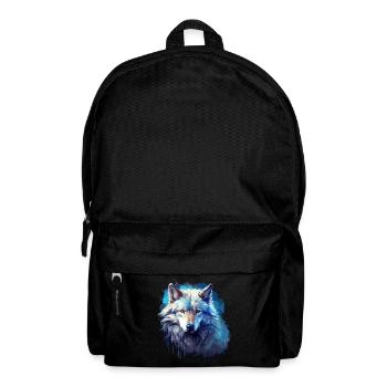 Geschenk Wikinger Wolf Krafttier Schamane Odin - Rucksack - Schwarz - Vorne