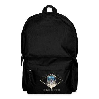 Schneelöwe - Rucksack - Schwarz - Vorne