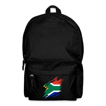 Afrique du Sud Drapeau Afrique Afrique Afrique du Sud - Sac à dos - noir - Devant