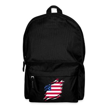 USA Flag America Flag Stars & Stripes Patriot - Sac à dos - noir - Devant