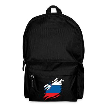Slovenia Flag Balkan Slovenian Flag Vintage - Backpack - black - Front